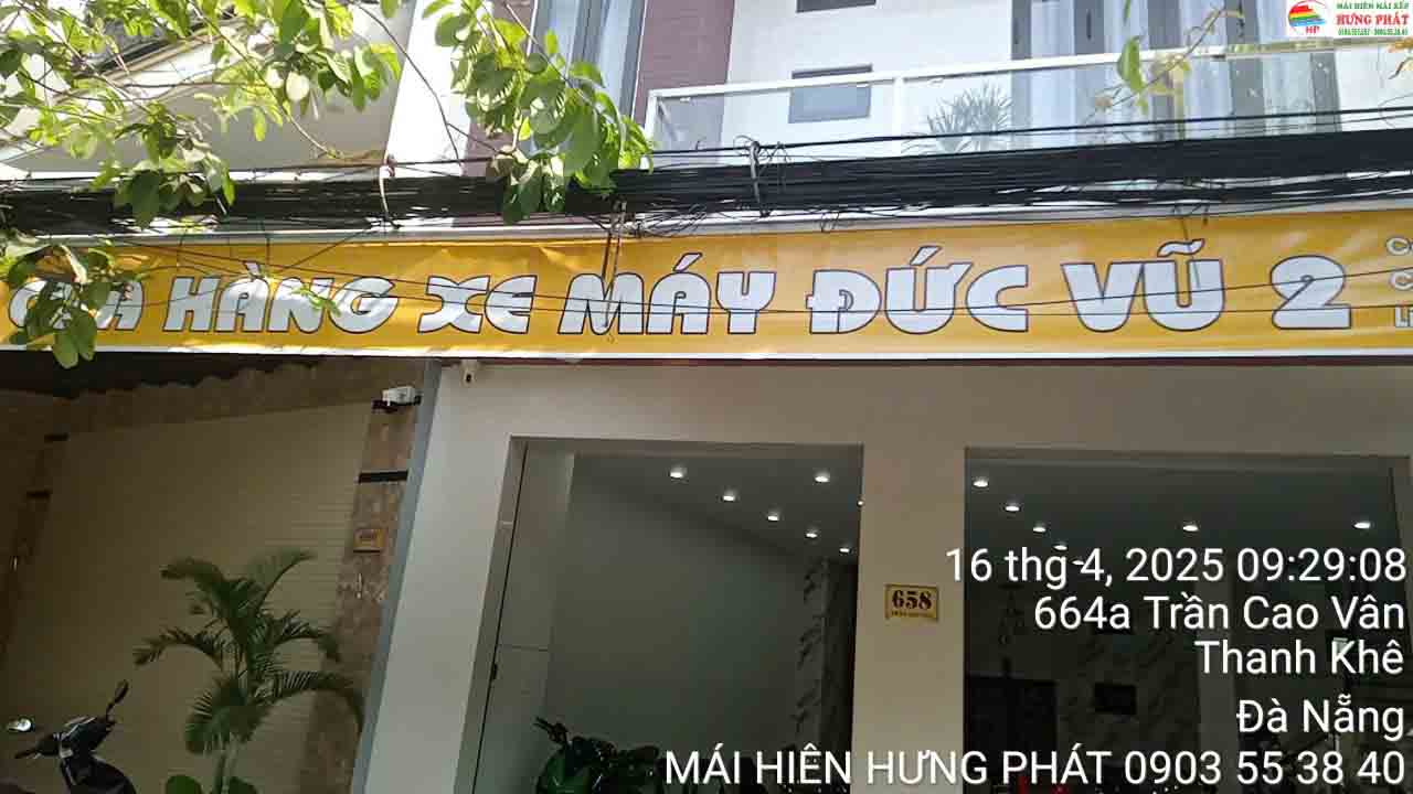 Sửa chữa mái hiên di động Đà Nẵng uy tín giá rẻ