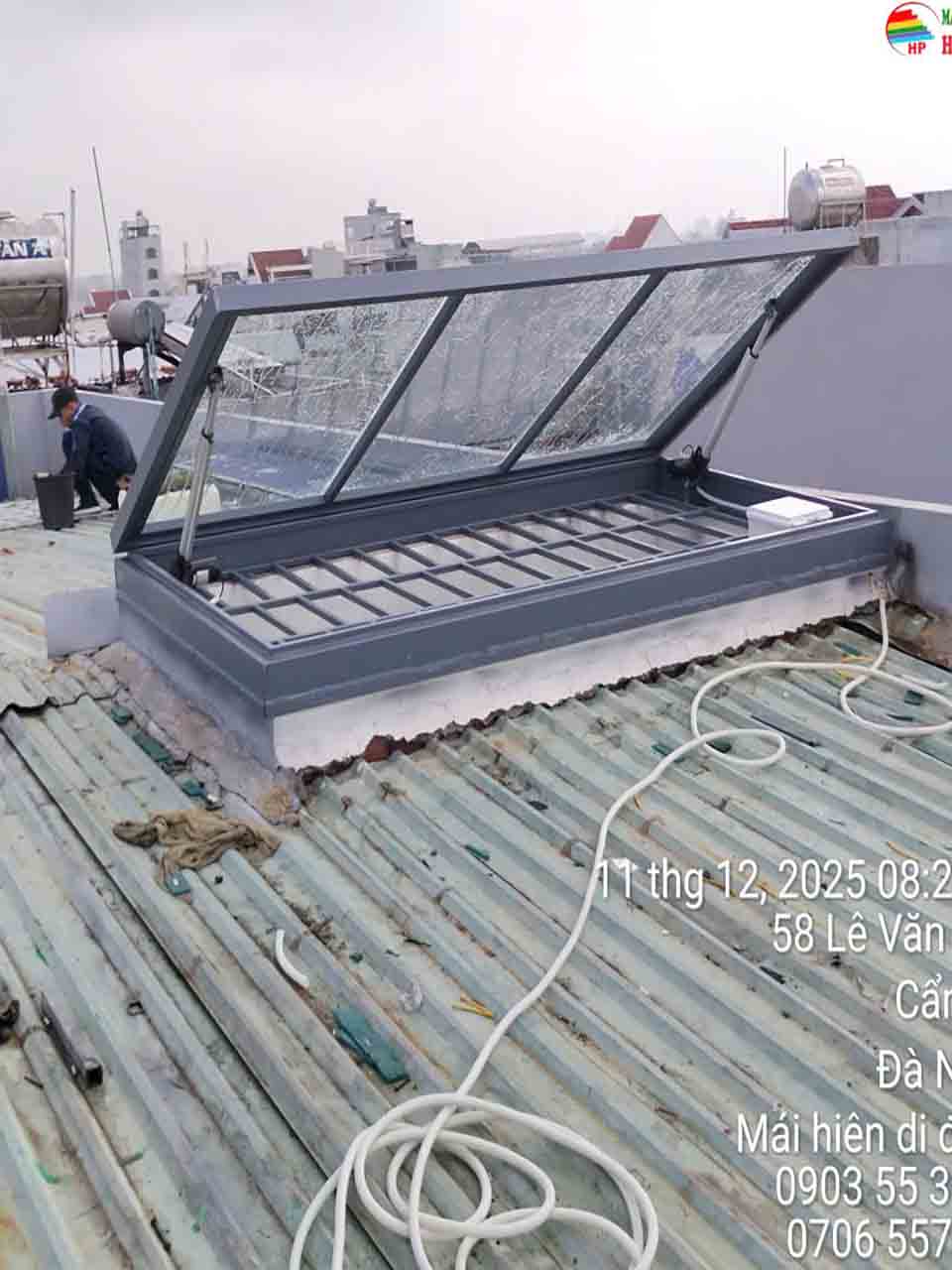 Sửa kính giếng trời nứt vỡ nhanh tại Đà Nẵng