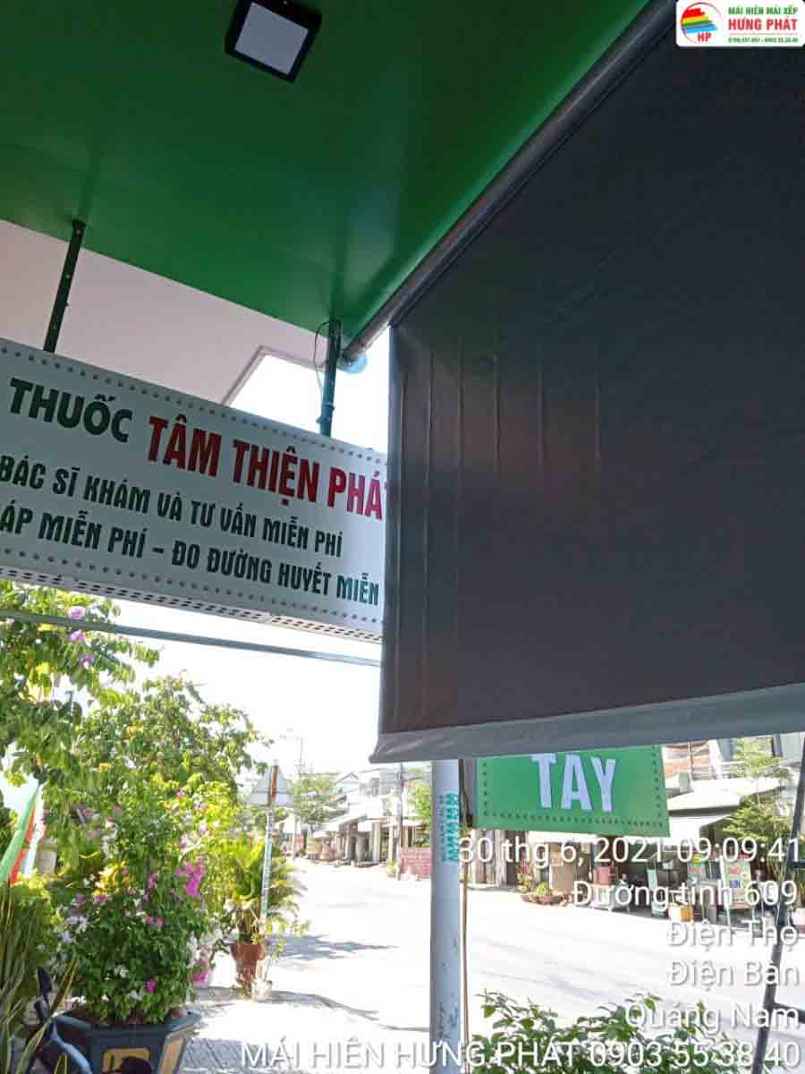 bạt rũ quảng cáo che nắng mưa giá rẻ tại đà nẵng