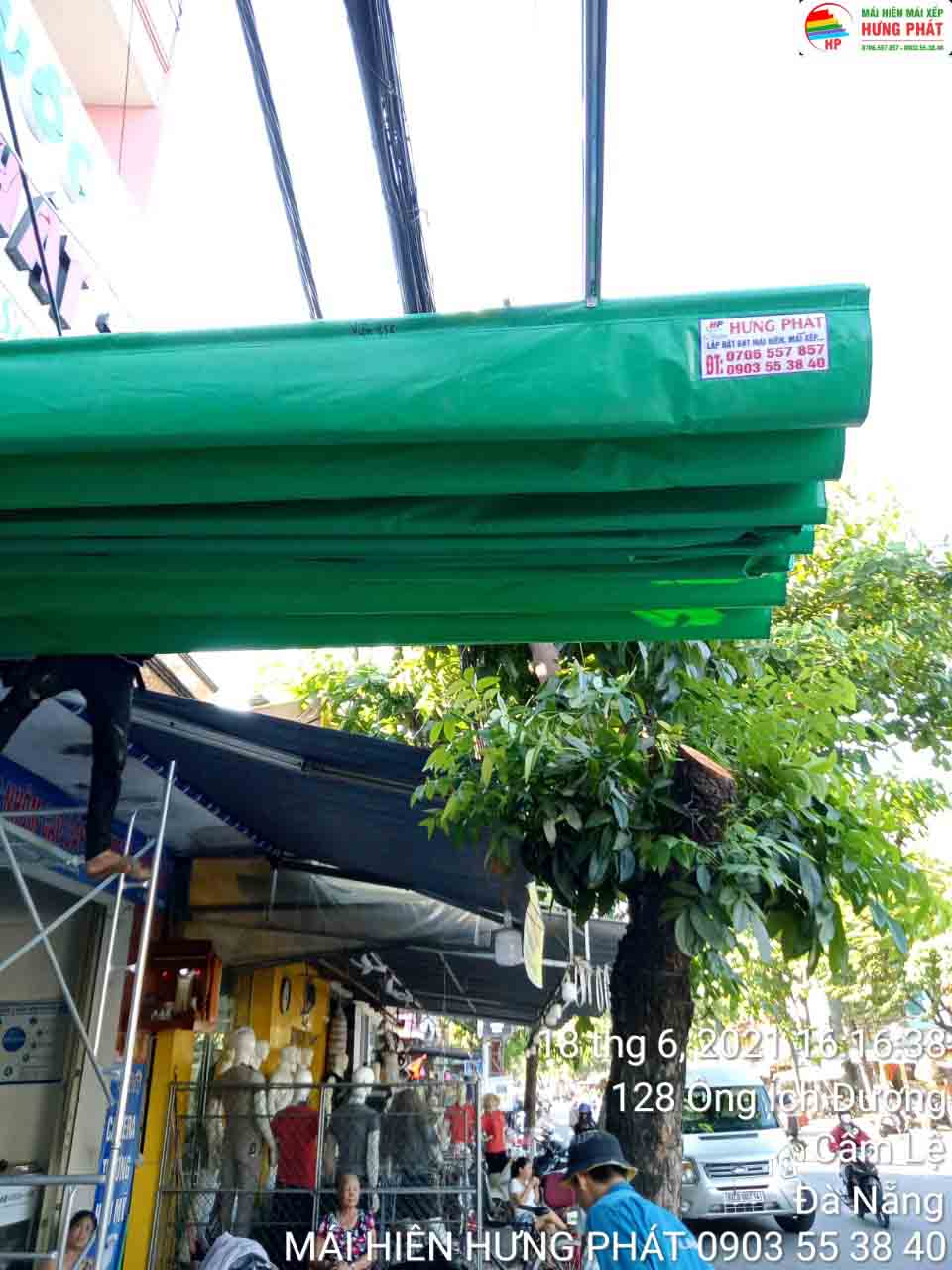 Mái che xếp lượn sóng giá bao nhiêu tại Đà Nẵng?