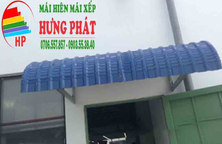 Mái che hiên nhà bằng tôn đẹp