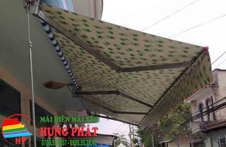 Mái che hiên nhà bằng vải bạt