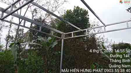 mái hiên cố định đẹp