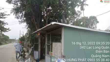 Lắp mái hiên di động tại Quảng Nam