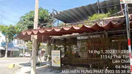 Bạt xếp quán cafe tại Đà Nẵng