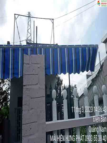Lắp bạt mái hiên quay tay giá rẻ ưu đãi tại Quảng Nam (1)