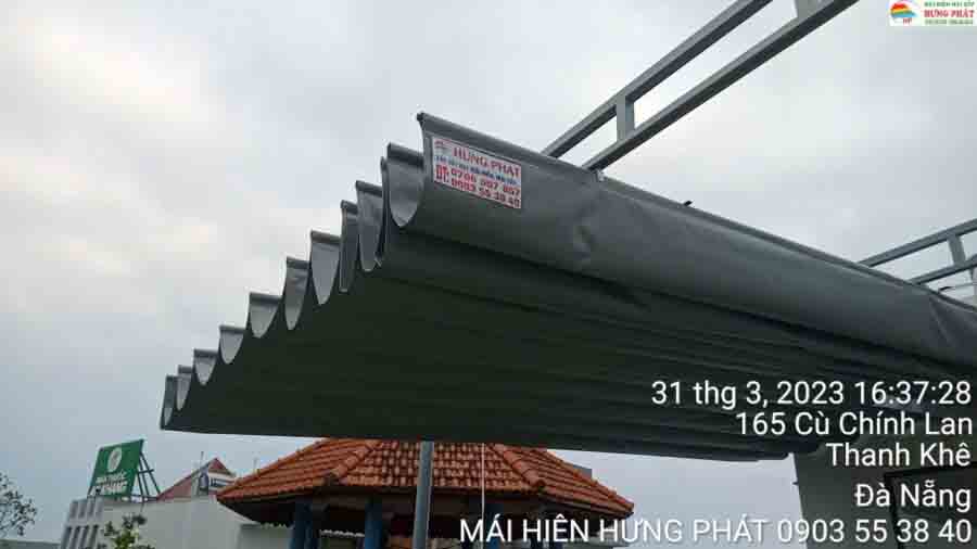 thi công Mái xếp cho sân thượng