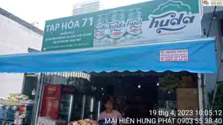 Mái hiên lắp đặt giá rẻ