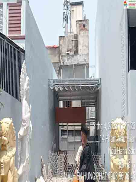 Mái xếp che nắng cho văn phòng giá rẻ tại Đà Nẵng (3)