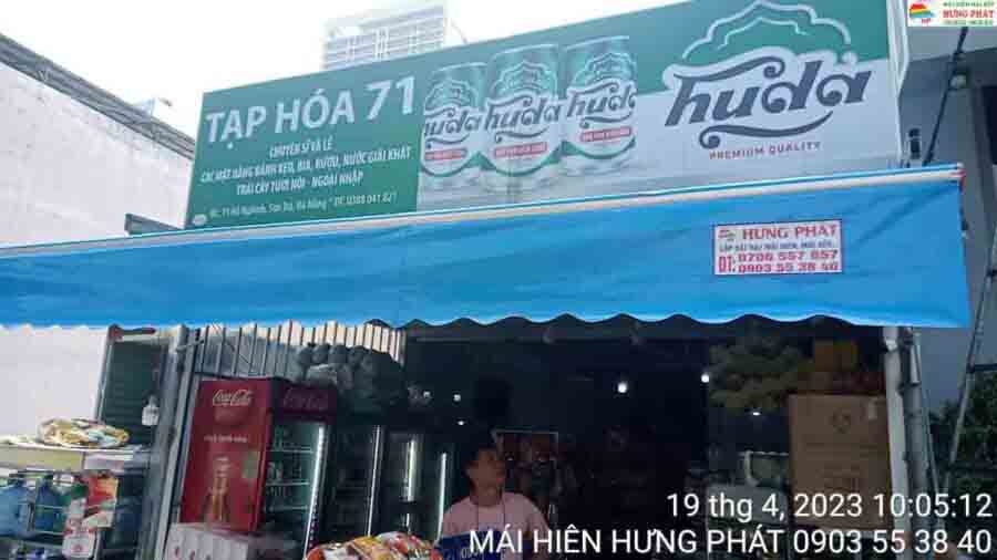 mái hiên che nắng giá rẻ tại Đà Nẵng