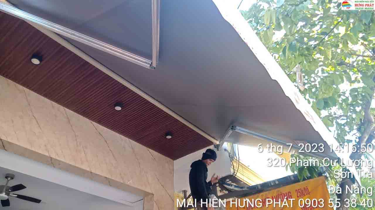 Mái hiên di động Cẩm Lệ uy tín số 1