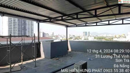 Mái tôn sân thượng Đà Nẵng mua ở đâu uy tín