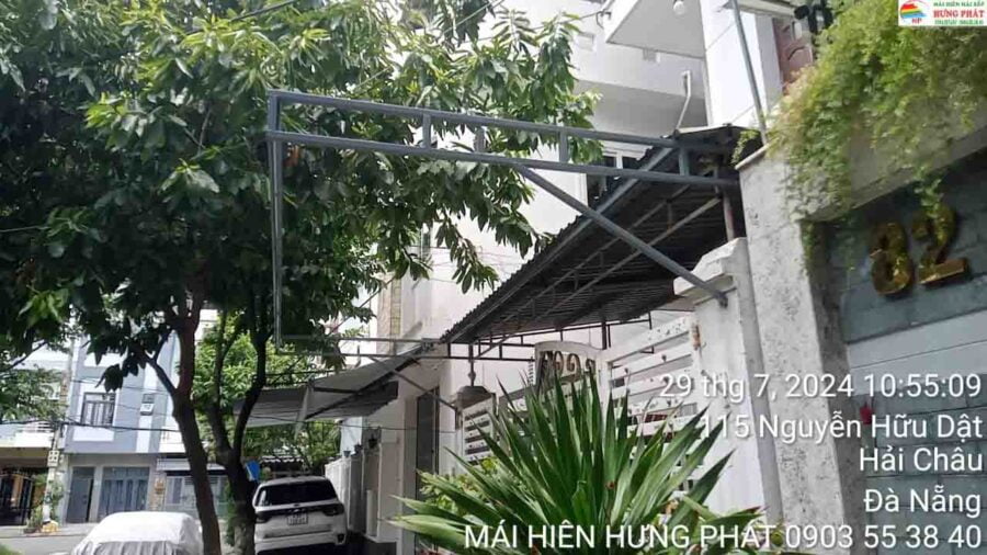 Lắp bạt xếp lượn nhỏ tại 84 Nguyễn Xuân Ôn, Hải Châu Đà Nẵng (1)