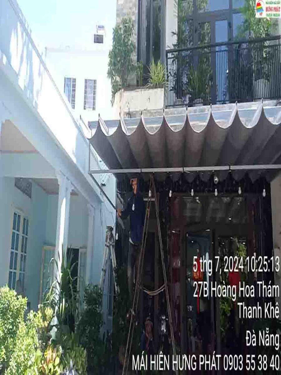 Sửa chữa thay bạt xếp di động tại 24-22 hoàng Hoa thám (3)