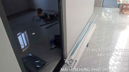 Lắp giếng trời xếp ly tại mộc Bài Quế Xuân Quảng Nam (1)