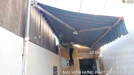 Thay bạt mái hiên nhanh trong ngày Giang Văn Minh ,Đà Nẵng (2)