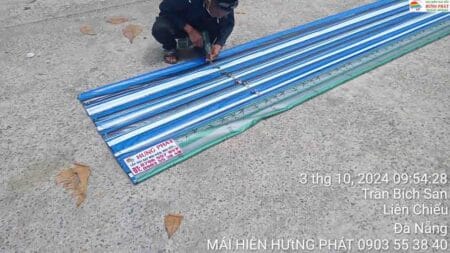 Bạt nhà xe di động lắp đặt tại Chung Cư Nam Ô Liên Chiểu (3)