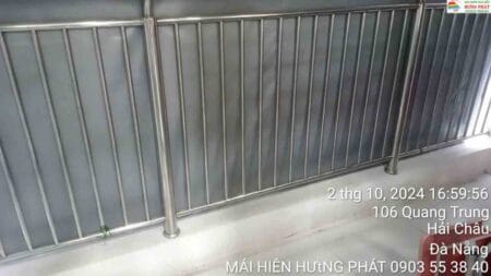 Mái thả che mưa nắng lắp đặt tại trường mầm non Tiên Sa Đà Nẵng (4)