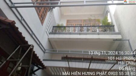 Bạt kéo bi trượt lượn nhỏ lắp đặt tại kiệt 105 Hải Phòng Đà Nẵng