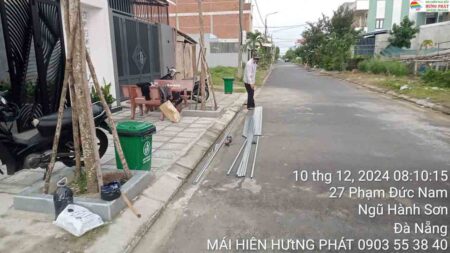 Mái bạt xếp di động tại Hòa Quý Ngủ Hành Sơn Đ