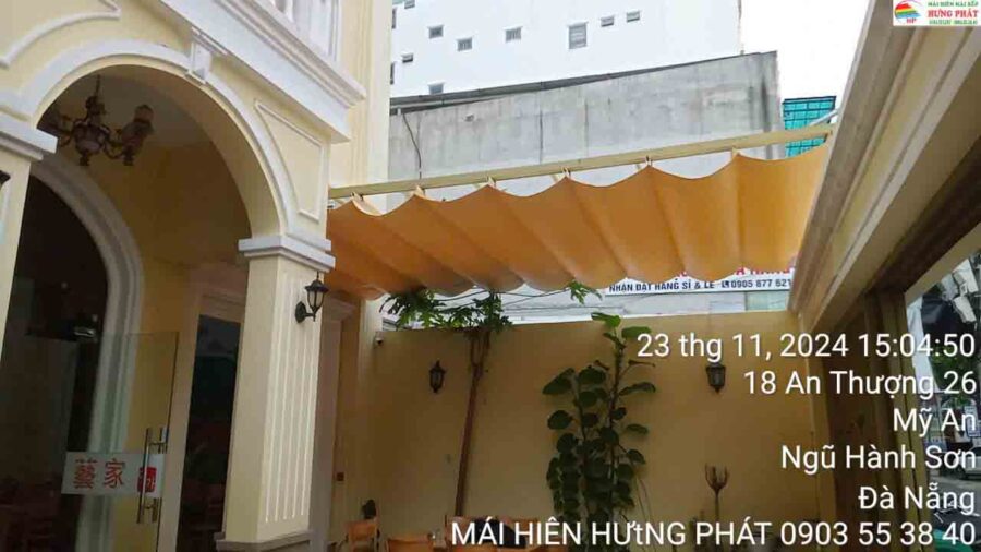 Thay bạt che di động , giá rẻ tại khu Phố Đi Bộ An Thượng Đà Nẵng