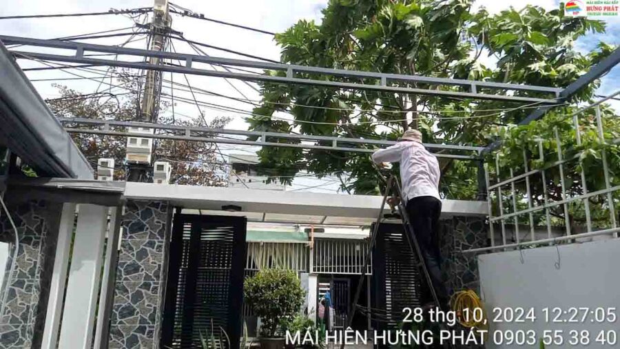 Thay mái xếp tại 196 Vũ Miên Đà Nẵng