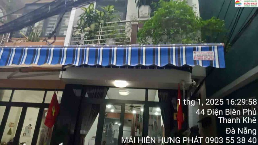 Thay bạt mái hiên di động giá rẻ tại 44-6 Điện Biên Phủ (1)