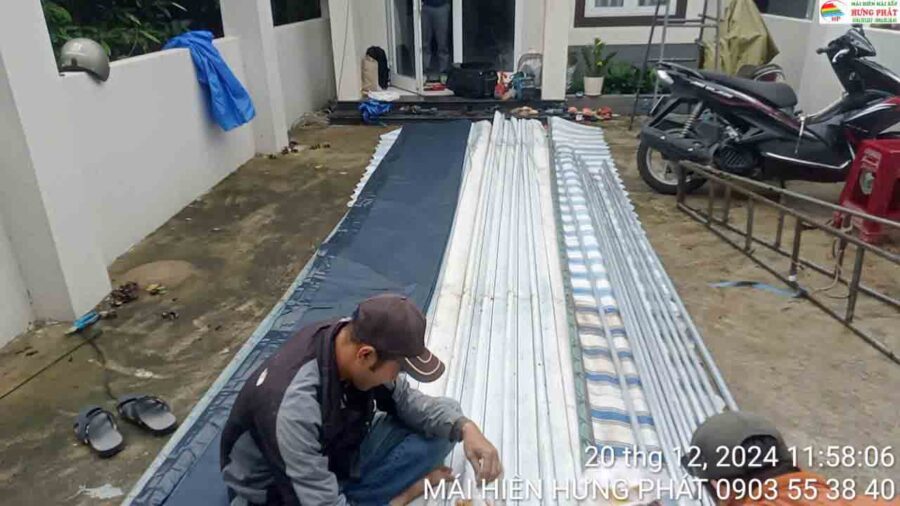 Thay bạt mái xếp giá rẻ tại Điện Dương Điện Bàn Quảng Nam (1)