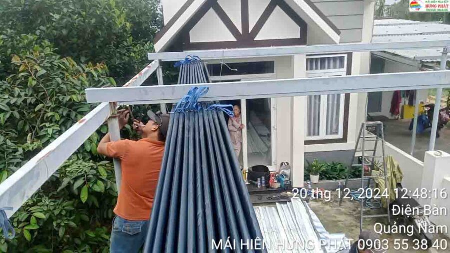 Thay bạt mái xếp giá rẻ tại Điện Dương Điện Bàn Quảng Nam (1)