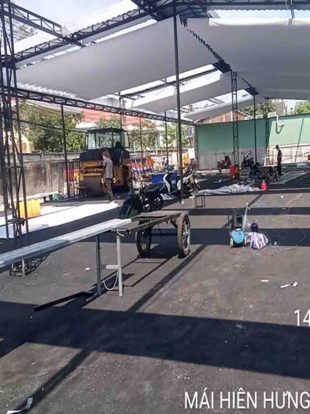 Cung cấp thi công bạt xếp sân Pickleball diện tích 1 500 m2 tại Đà Nẵng Miền trung (1)