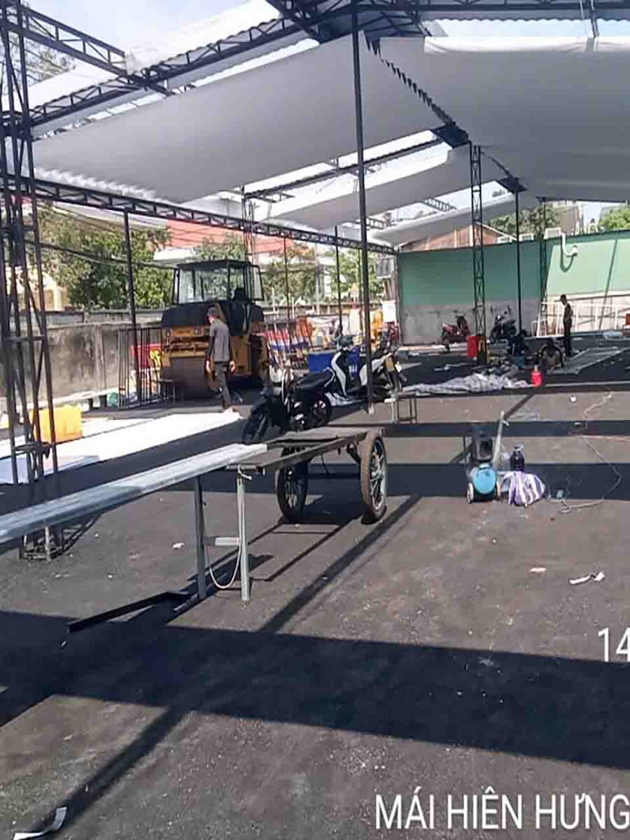 Cung cấp thi công bạt xếp sân Pickleball diện tích 1 500 m2 tại Đà Nẵng Miền trung (1)