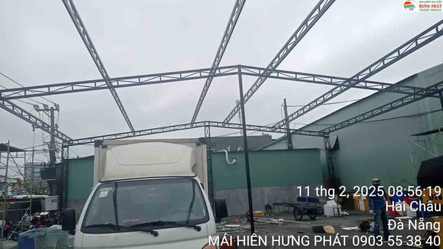 Cung cấp thi công bạt xếp sân Pickleball diện tích 1 500 m2 tại Đà Nẵng Miền trung (1)