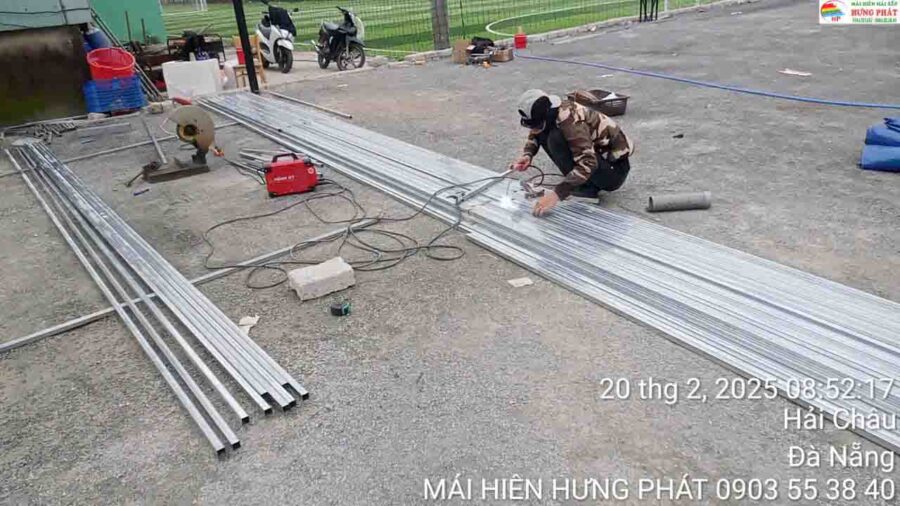 Cung cấp thi công bạt xếp sân Pickleball diện tích 1 500 m2 tại Đà Nẵng Miền trung (1)