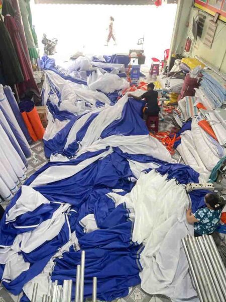 Gia công dù sự kiện cho khách Tây Nguyên theo yêu cầu nhanh chóng đảm bảo chất lượng (1)