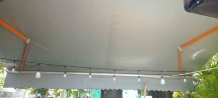 Lắp bạt mái hiên thanh lý giá 50 % bảo hành 12 tháng tại 97 Hoàng Đình Ái, Hòa Xuân (1)