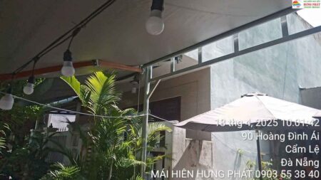 Lắp bạt mái hiên thanh lý giá 50 % bảo hành 12 tháng tại 97 Hoàng Đình Ái, Hòa Xuân (1)