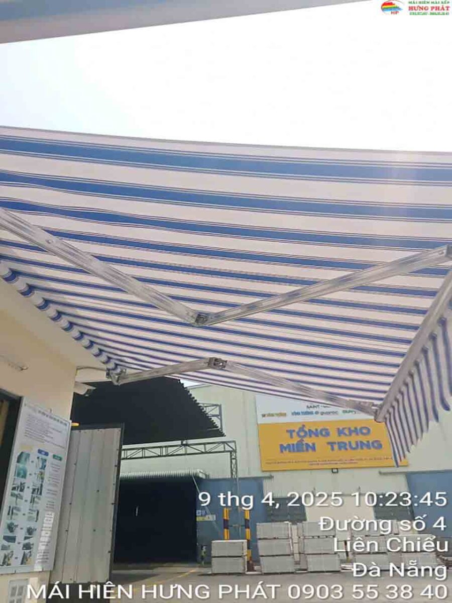 Lắp mái di động cho thạch cao Phát tường tại khu công nghiệp Hoà Khánh (4)