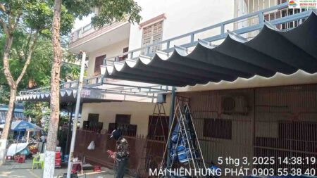 Mái bạt xếp di động lắp đặt tại 02 Bà huyện Thanh Quan Ngũ Hành Sơn Đà Nẵng (6)