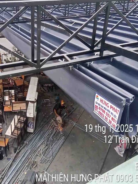 Mái xếp di động hệ 4D cho Dê Chúa 12 Trần Đình Nam Đà Nẵng (1)