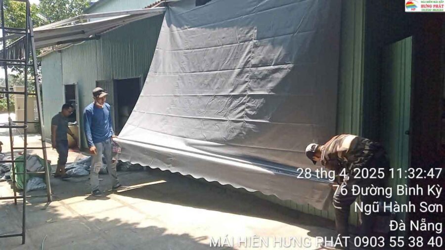 Thay mái hiên giá rẻ tại Bình Kỳ Ngũ Hành Sơn Đà Nẵng (1)