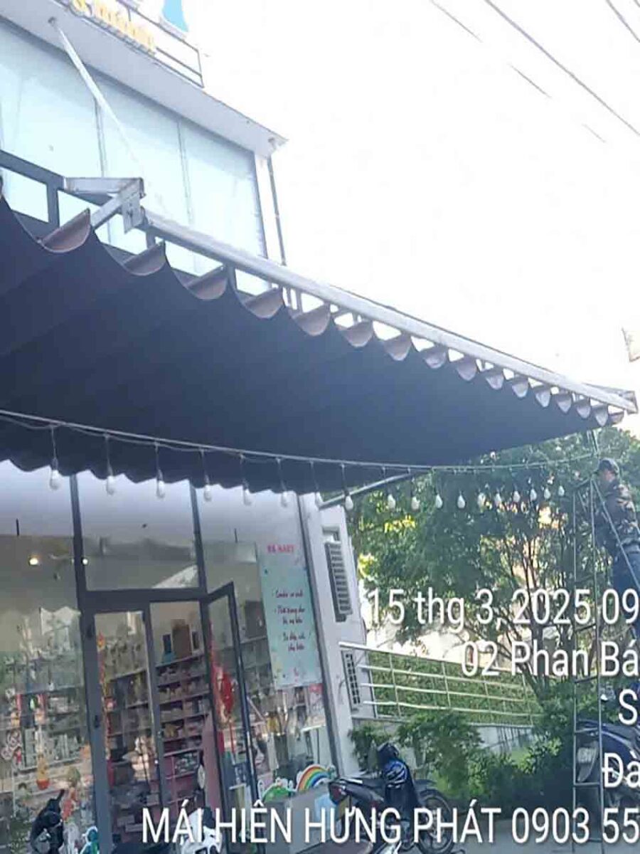 Thay vải bạt xếp di động tại 95 Ngô Quyền Sơn Trà Đà Nẵng (1)