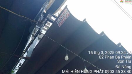 Thay vải bạt xếp di động tại 95 Ngô Quyền Sơn Trà Đà Nẵng (1)