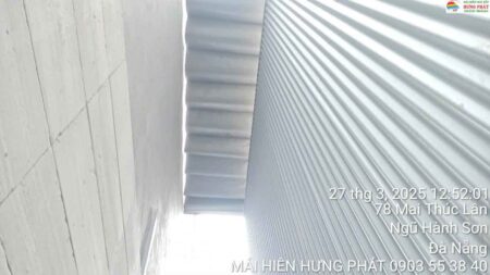 Thi công mái xếp di động tại 78 Mai Thúc Lân, Ngủ Hành Sơn Đà Nẵng (1)