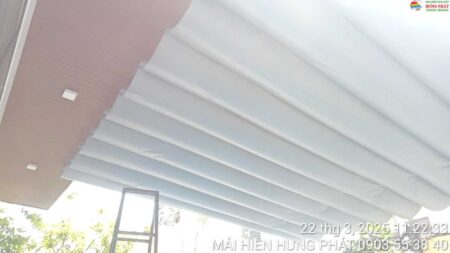 Thi công thay bạt xếp di động tại 22A Mỹ Đa Đông 8 Mỹ An Đà Nẵng (1)