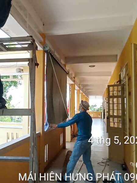 Bạt che nắng cho trường ThPt Đại Lộc, Quảng Nam (5)