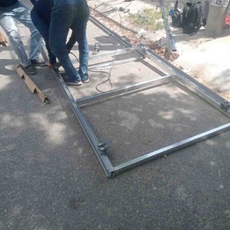 Giếng trời kính tự động lắp đặt tại 510 Cách Mạng Tháng 8 Đà Nẵng (2)