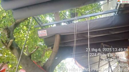 Lắp mái xếp di động 197 Châu Thị Vĩnh Tế Đà Nẵng (1)