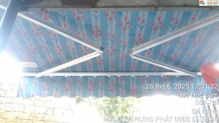 Mái hiên di động giá rẻ tại Sơn Trà cho mầm non tư nhân (1)