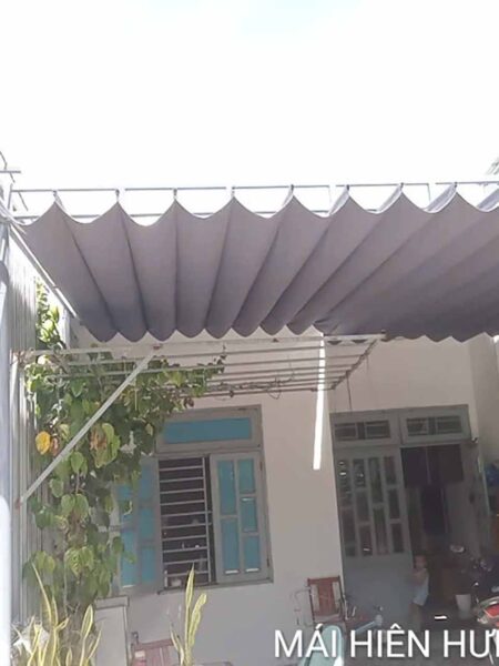 Mái xếp di động thi công lắp đặt trong ngày tại Đà Nẵng (1)