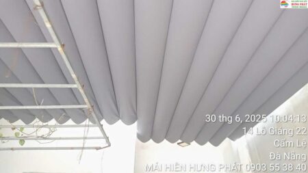 Mái xếp di động thi công lắp đặt trong ngày tại Đà Nẵng (1)